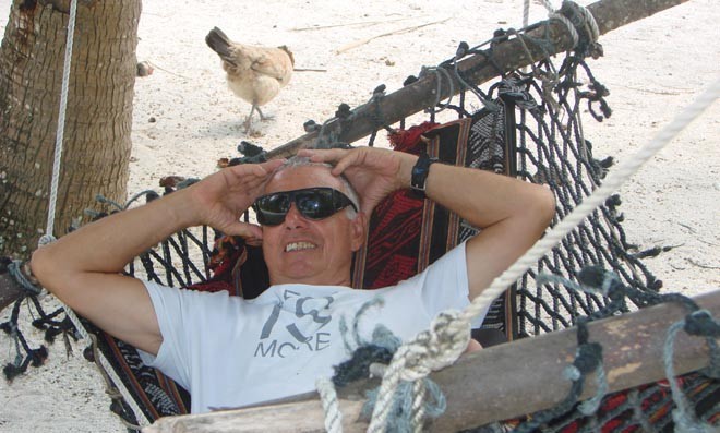A little leisure time for a hard working Skipper © BW Media